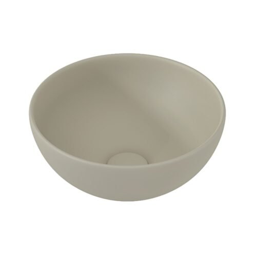 Bocchi Vessel Yuvarlak 26 cm Mat Yasemin Mini Çanak Lavabo