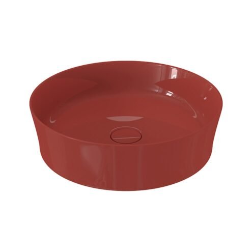 Bocchi Vessel Yuvarlak 38 cm Parlak Kırmızı Çanak Lavabo