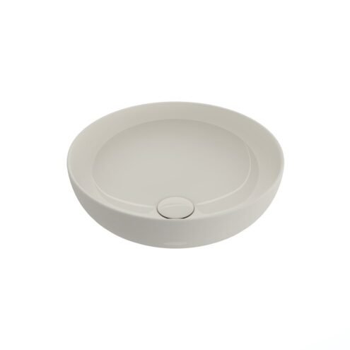 Bocchi Vessel Yuvarlak 38 cm Parlak Bisküvi Kase Çanak Lavabo