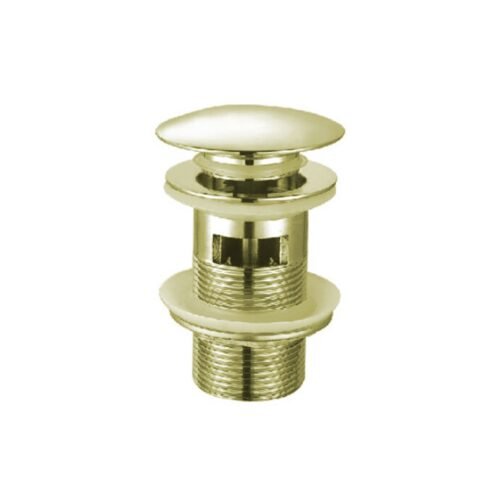 Bocchi Su Taşma Delikli Basmalı Altın Lavabo Süzgeci