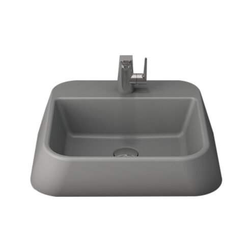 Bocchi Firenze 42 cm Mat Gri Lavabo