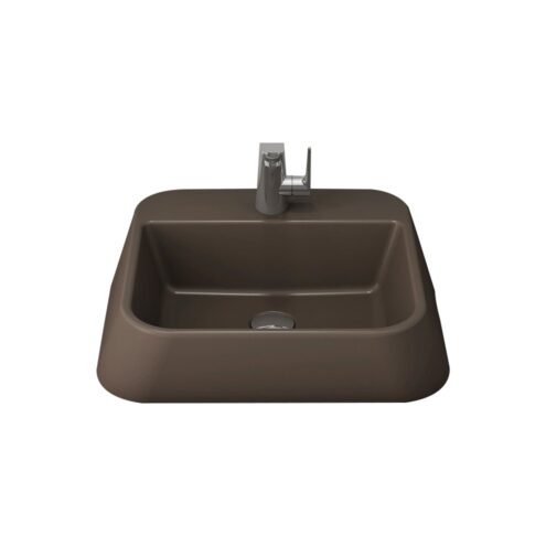 Bocchi Firenze 42 cm Mat Kahverengi Lavabo