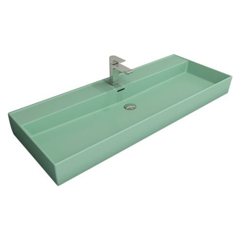 Bocchi Milano 120 cm Mat Mint Yeşil Lavabo