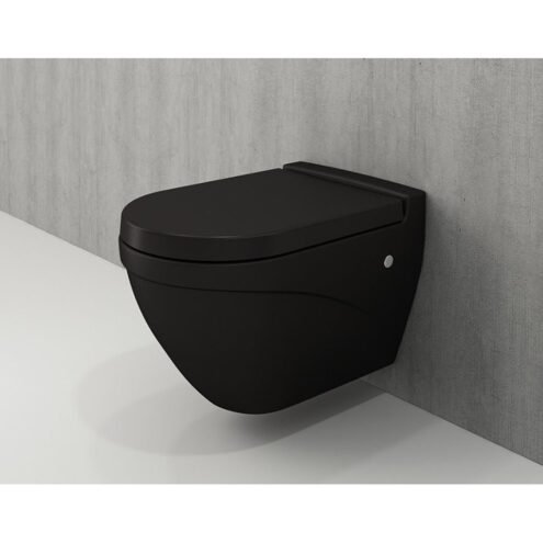 Bocchi Taormina Arch Mat Siyah Asma Klozet