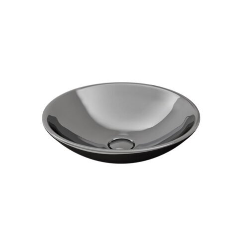 Bocchi Venezia 40 cm Gümüş Çanak Lavabo