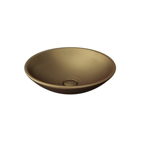 Bocchi Venezia 40 cm Mat Altın Çanak Lavabo
