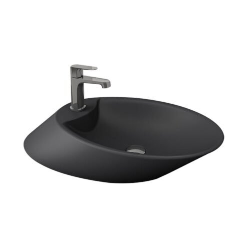 Bocchi Vessel 70 cm Mat Antrasit Tezgah Üstü Lavabo