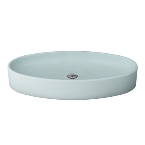 Bocchi Vessel 85 cm Mat Buz Mavisi Çanak Lavabo
