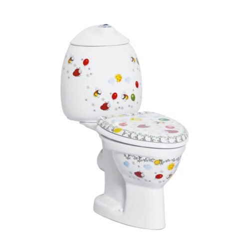 Creavit Beyaz Arkadan Çıkışlı Çocuk Klozet Seti