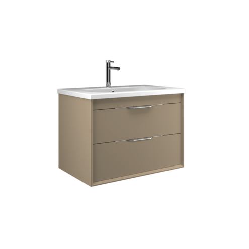 Orka Clay 65 cm Çift Çekmeceli Lavabo Alt Dolabı