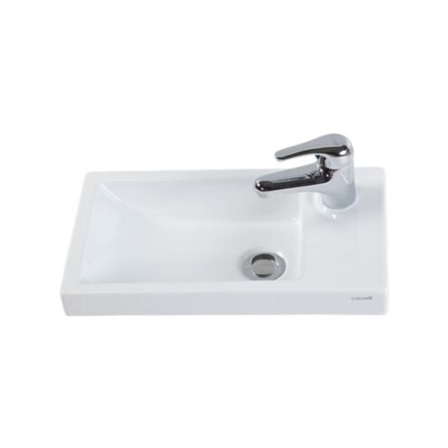 Creavit Elmas 45 cm Beyaz Dar Lavabo