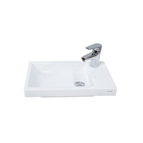Creavit Elmas 50 cm Beyaz Dar Lavabo