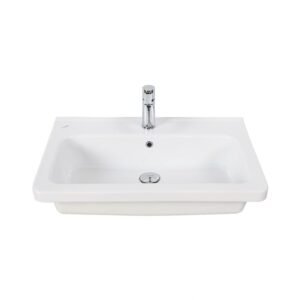 Creavit İpek 70 cm Beyaz Etajerli Lavabo