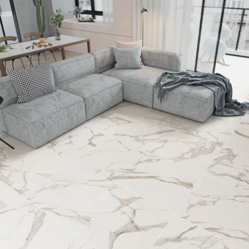 Kütahya Seramik Statu 60x60 cm Rektifiye Parlak Nano