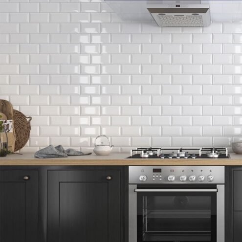 Yurtbay Seramik King Metro Beyaz 7.5x15 cm Duvar Karosu