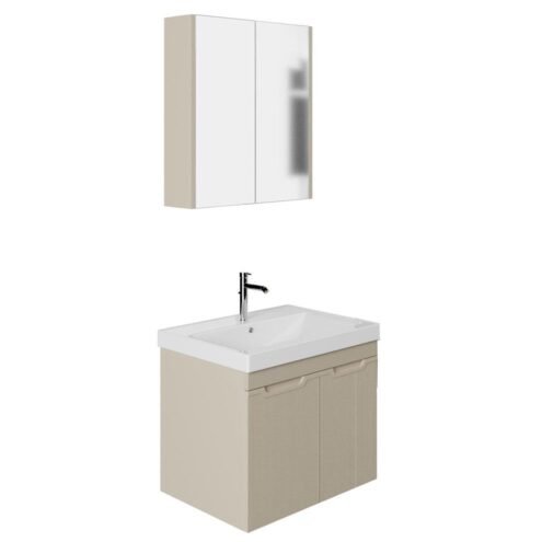 Karen Begonvil 60 cm Banyo Dolabı