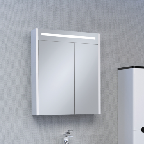 Denko Troy 60 cm Ledli ve Dolaplı Ayna