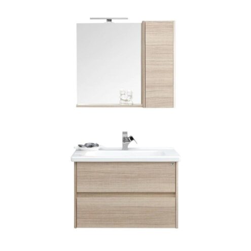 Orka Düden 80 cm Kapaklı Banyo Dolabı