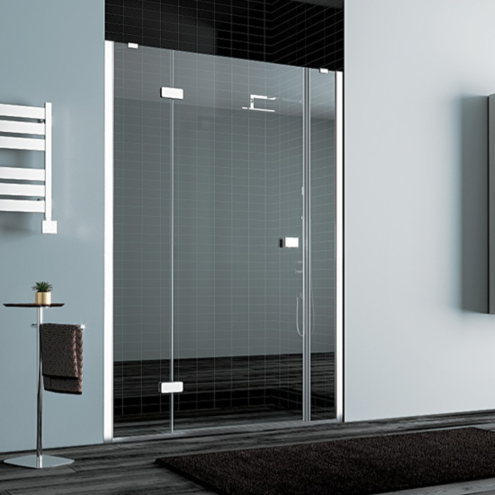 Pakduş Dizayn 2 Duvar Arası 2 Sabit 1 Açılır Duşakabin