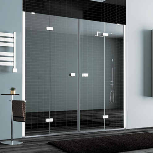 Pakduş Dizayn 2 Duvar Arası 2 Sabit 2 Açılır Dikdörtgen Duşakabin