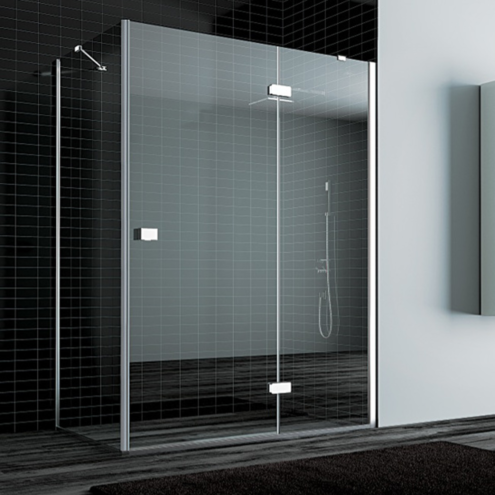 Pakduş Dizayn 2 Sabit 1 Açılır Dikdörtgen Duşakabin