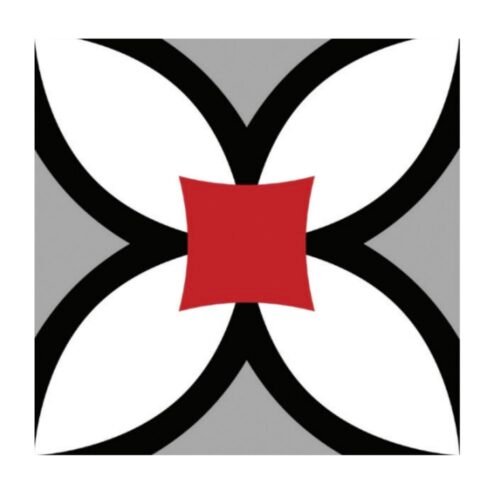 Dekozen 20x20 cm DKZ-0034 Yer ve Duvar Karosu