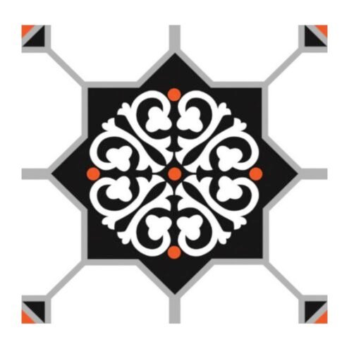 Dekozen 20x20 cm DKZ-0035 Yer ve Duvar Karosu