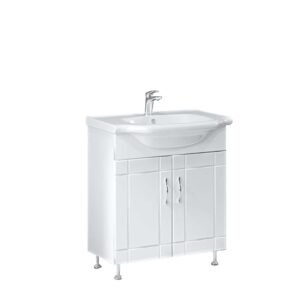 Denko Deniz 65 cm Beyaz Lavabo Alt Dolabı