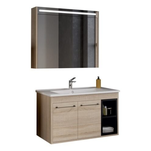 Denko Latte 85 cm Banyo Dolabı