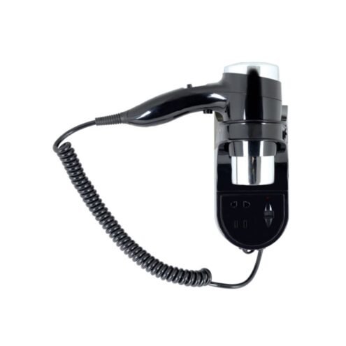 Xinda Asma Yuvalı Traş Prizli Siyah Saç Kurutma Makinası