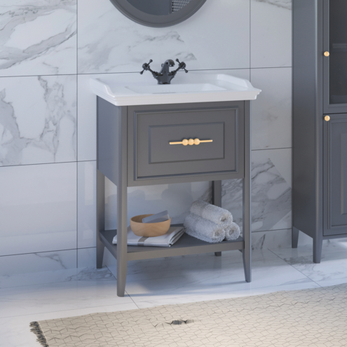 Denko Öykü 65 cm Lake Lavabo Alt Dolabı