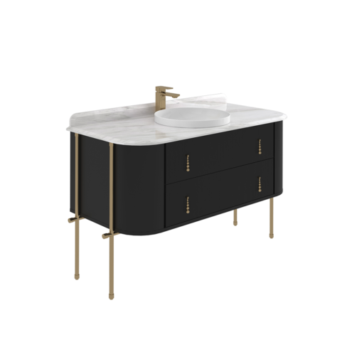 Orka Felice 147 cm Metal Ayaklı Lavabo Alt Dolabı