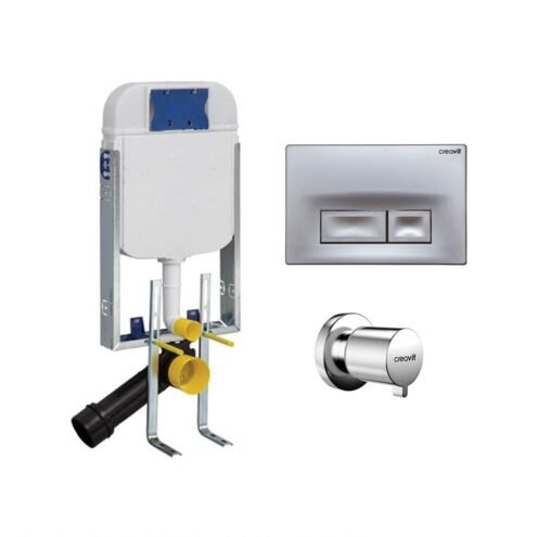 Creavit 8 cm Gömme Rezervuar Seti