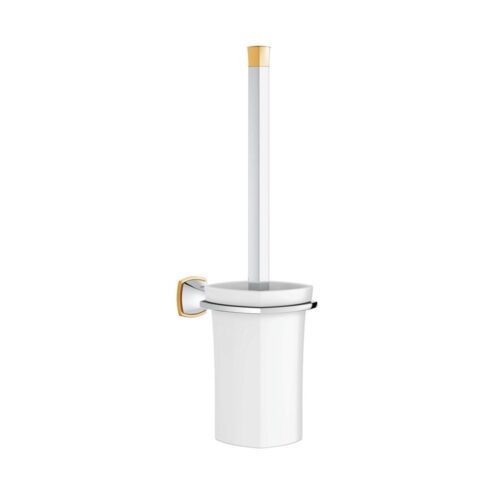 Grohe Grandera Krom/Altın Tuvalet Fırçası Seti (40632IG0)