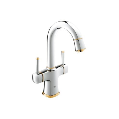 Grohe Grandera Lavabo Bataryası L-Boyut  Krom-Altın