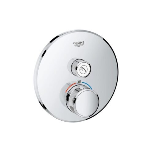 Grohe Grohtherm SmartControl Tek Yollu  Ankastre Termostatik Duş Bataryası  TS