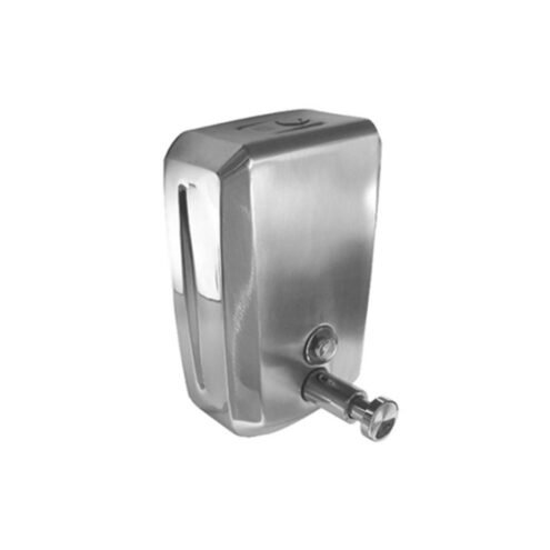 Xinda Butonlu 1000 ml Parlak Saten Dikey Sıvı Sabun Dispenseri