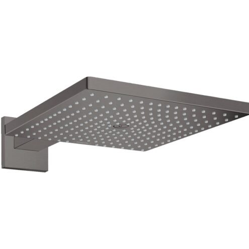 Hansgrohe Raindance E 300 Mat Siyah Krom Tepe Duşu (Duş Dirseği Dahil)