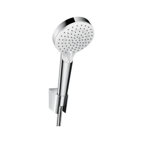 Hansgrohe Crometta Vario 100 Beyaz/Krom Duş Askı Seti 125 cm Isiflex Hortum ile 26691400