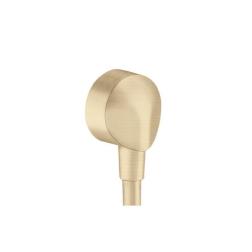 Hansgrohe FixFit E Mat Bronz Çek Valfsiz Gönye Çıkış Dirseği 27454140