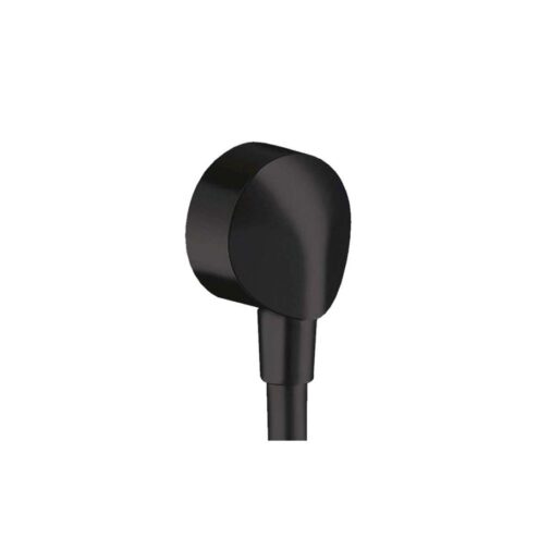 Hansgrohe FixFit E Satin Siyah Çek Valfsiz Gönye Çıkış Dirseği 27454670