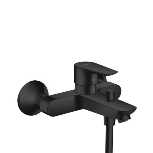 Hansgrohe Talis E Satin Siyah Aplike Banyo Bataryası