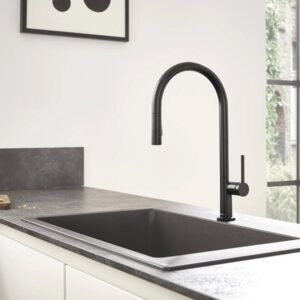 Hansgrohe Talis M54 Satin Siyah Eviye Bataryası