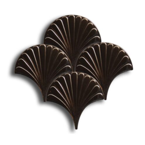 Dekozen İstiridye 17x17 cm Metalik Bronz El Yapımı Seramik
