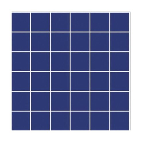 VitrA 2.5x2.5 cm Color Mat Kobalt Mavi Porselen Karo