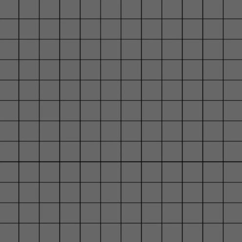 VitrA 2.5x2.5 cm Miniworx Mat Koyu Gri Porselen Karo