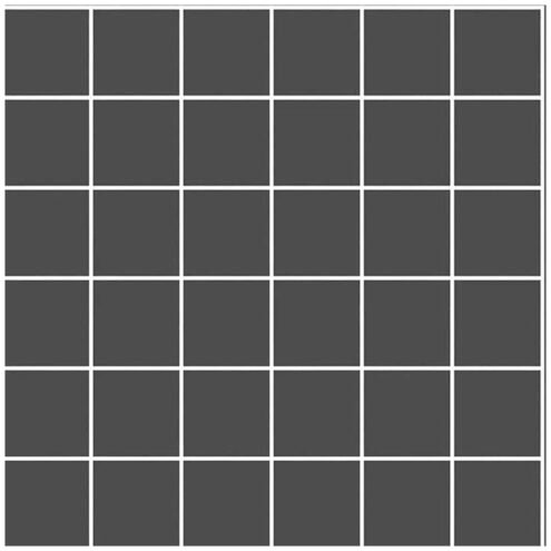 VitrA 5x5 cm Uni R10B Siyah Porselen Karo