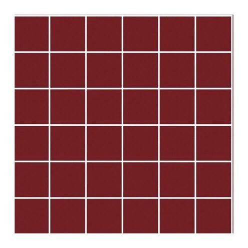 VitrA 5x5 cm Color Parlak Bordo Porselen Karo