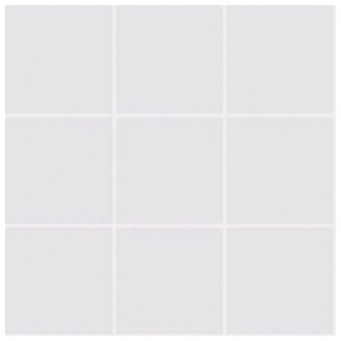 VitrA 10x10 cm Color Mat Açık Gri Porselen Karo