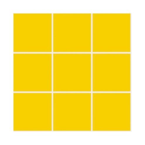 VitrA 10x10 cm Color Parlak Sarı  Porselen Karo